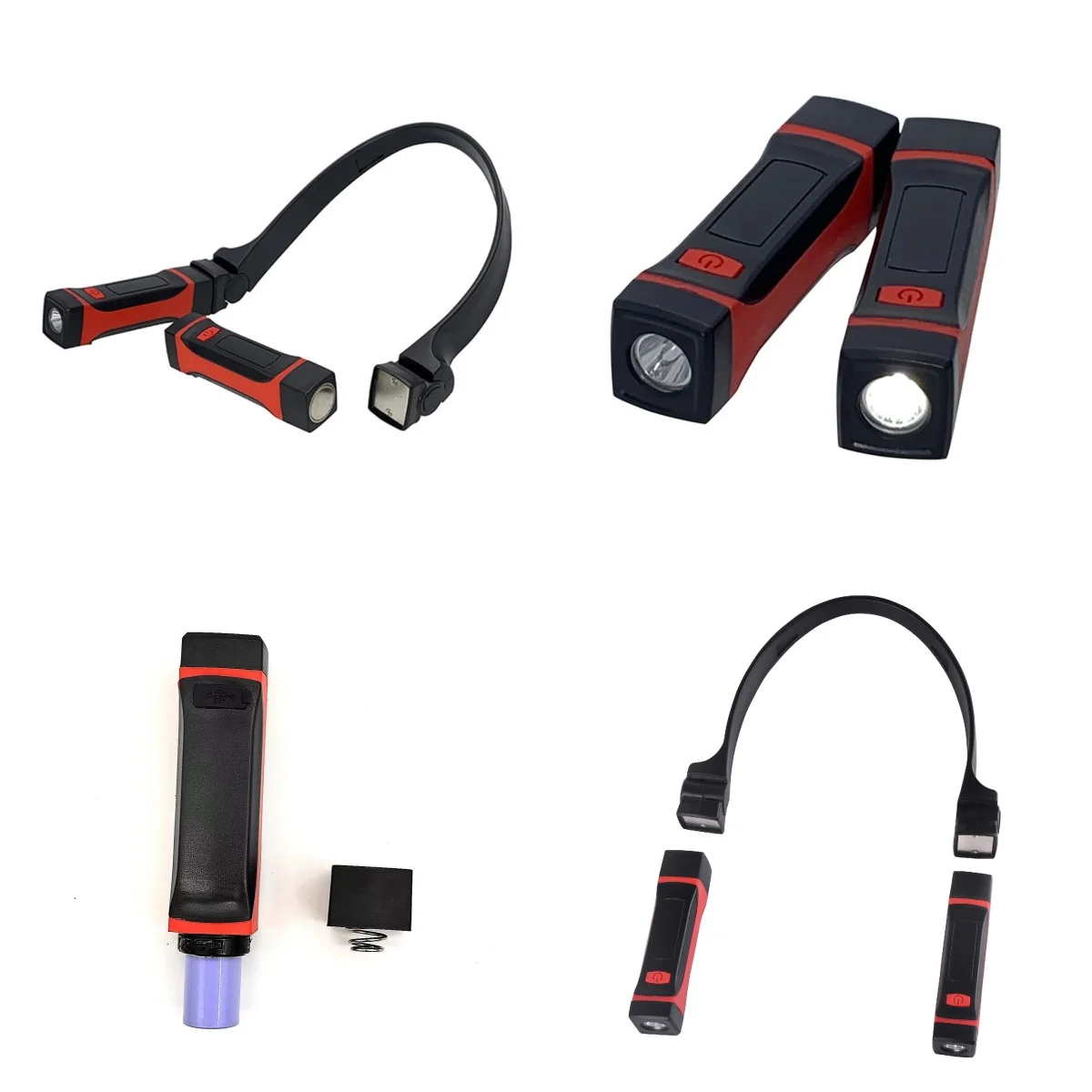 Flexible Handsfree LED Neck Light Book Reading Lamp Night Camping Light Flashlight AA/USB Charging Led Neck Reading Light