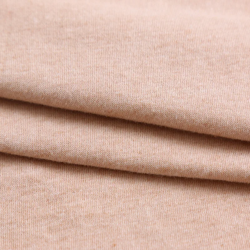 Environmental protection natural colored cotton child single jersey fabric for garment