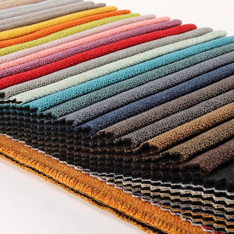 Wholesale Colorful Colors Optional Style Comfortable Surface Orange Dark Grey Velvet Fabric For Sofa Cover