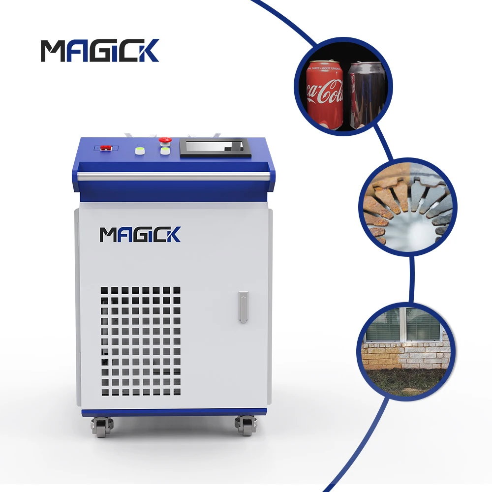 1500w Portable handheld fiber laser cleaning machine Rust Removal cleaning machine for metal surface
