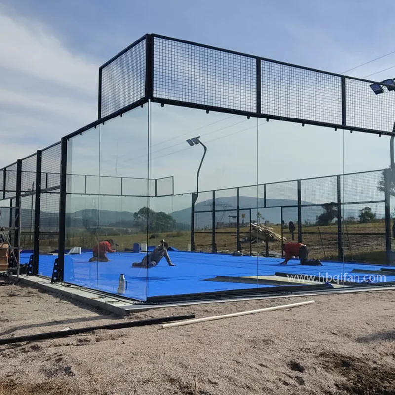 New Arrival Customized Portable Paddle Tennis Court For Sale Indoor Outdoor Cancha De Padel Court Spain