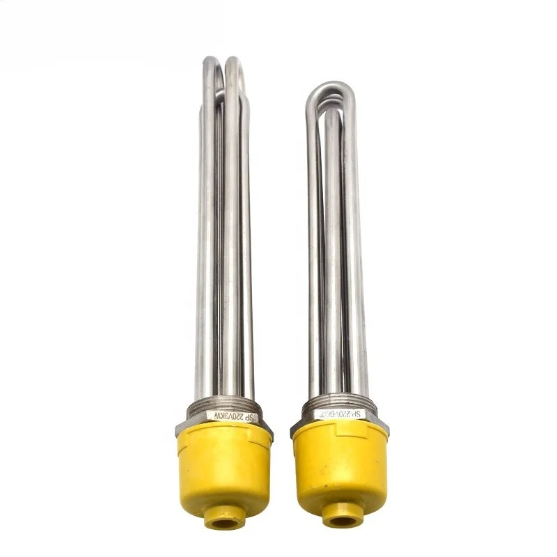 Solar heating pipe for water tank304 DN40Boiler heat conduction oil high-power heating pipe air energy one and a half inches