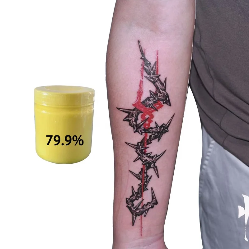 Customized Private Label 500G Body Tattooing pigment dynamic tattoo inks Black Triple Colors semi permanent Tattoos Ink kit