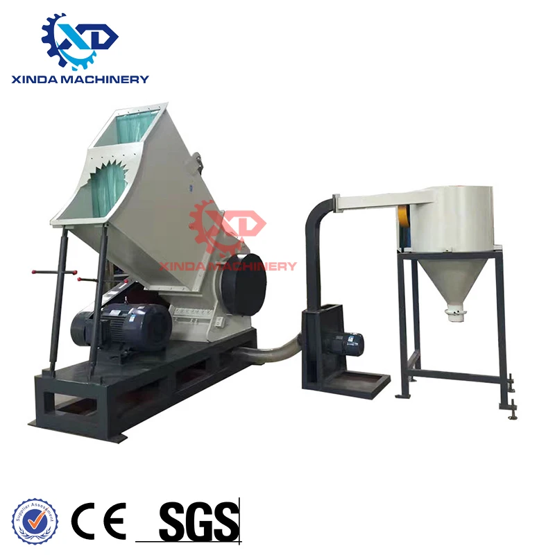CE SGS Verifited automatic shedder and crusher for plastic recycling