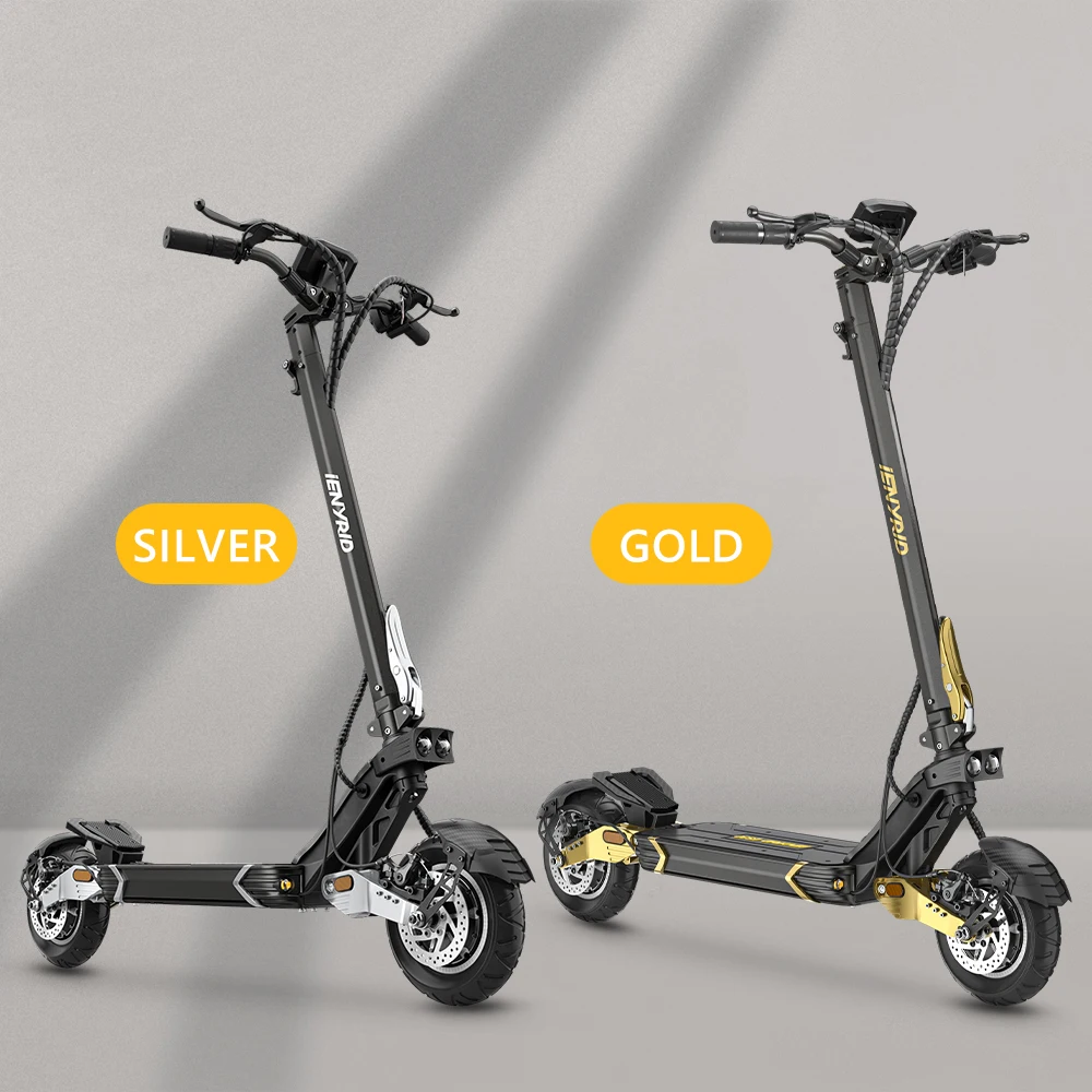 EU UK USA Stock 50-70KM Long Range 2400W powerful Dual Drive iENYRID ES30 Electric scooters 10inch Tires Folding eScooter Adult