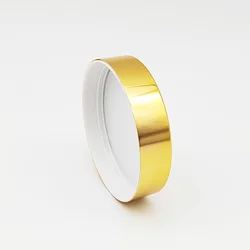 Gold aluminum with 47 mm 56 mm 68 mm 83 mm 89 mm  plastic lid   plastic bottle cap