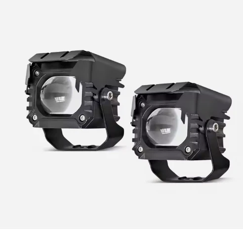 ATV SUV Truck Car Lamp motorcycle spotlights Led Driving Fog Light High Beam Double Color For Motorcycle Headlight