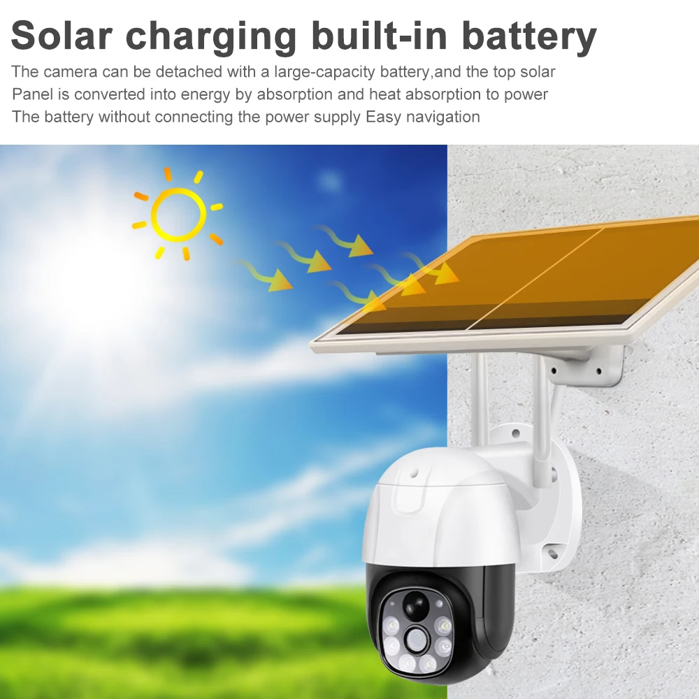 Factory OEM OEM ICSEE 3MP Security Camera Wireless Solar Light With Cctv Camera