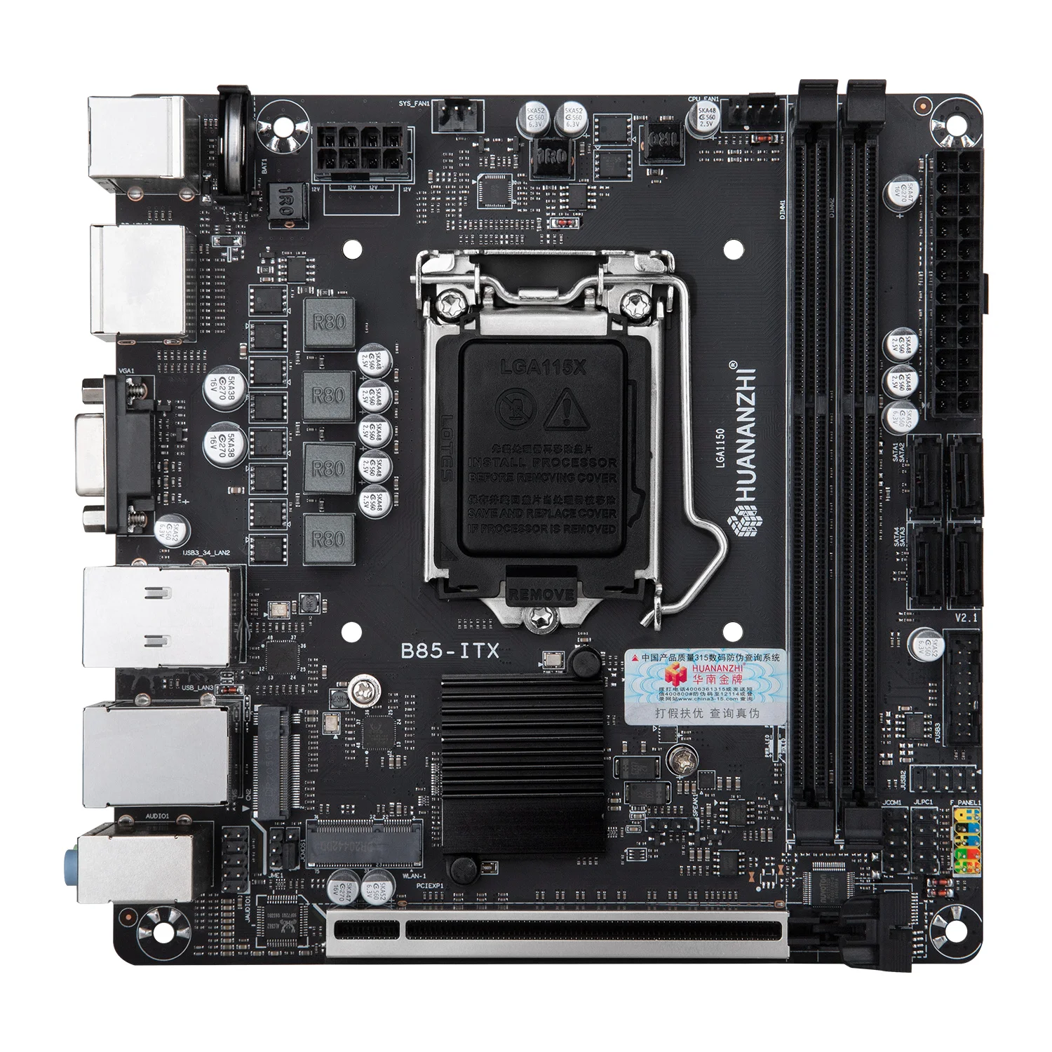 B85 ITX Motherboard Intel LGA 1150 i3 i5 i7 E3 DDR3 1600MHz 16GB M.2 SATA USB3.0 VGA DP Mainboard