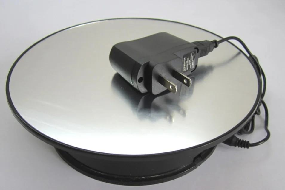 High Quality Heavy Duty Turntable 42cm/52cm/60cm Photography Turntable 360 Rotating electric Display Stand Speed Adjustable OEM