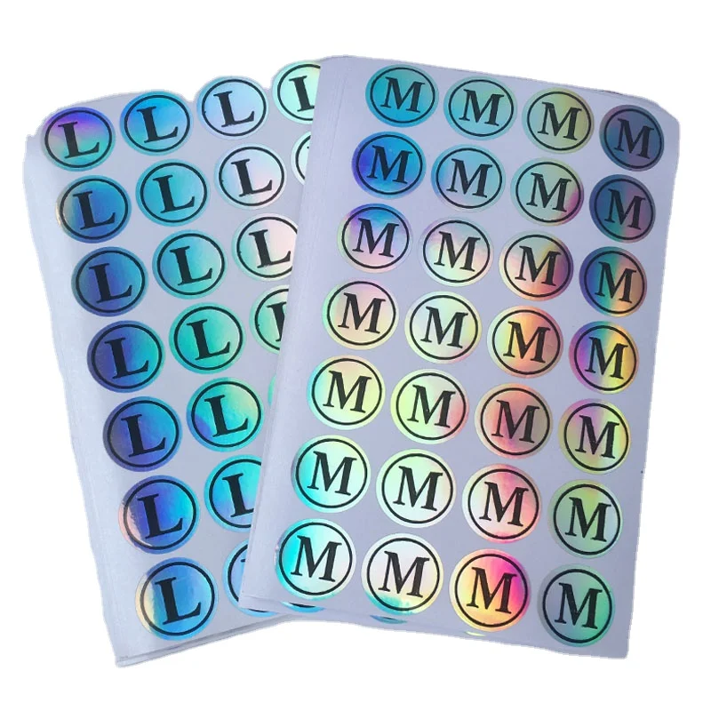 Custom Hologram Logo Printing Label Vinyl Waterproof Adhesive Laser Size Sticker