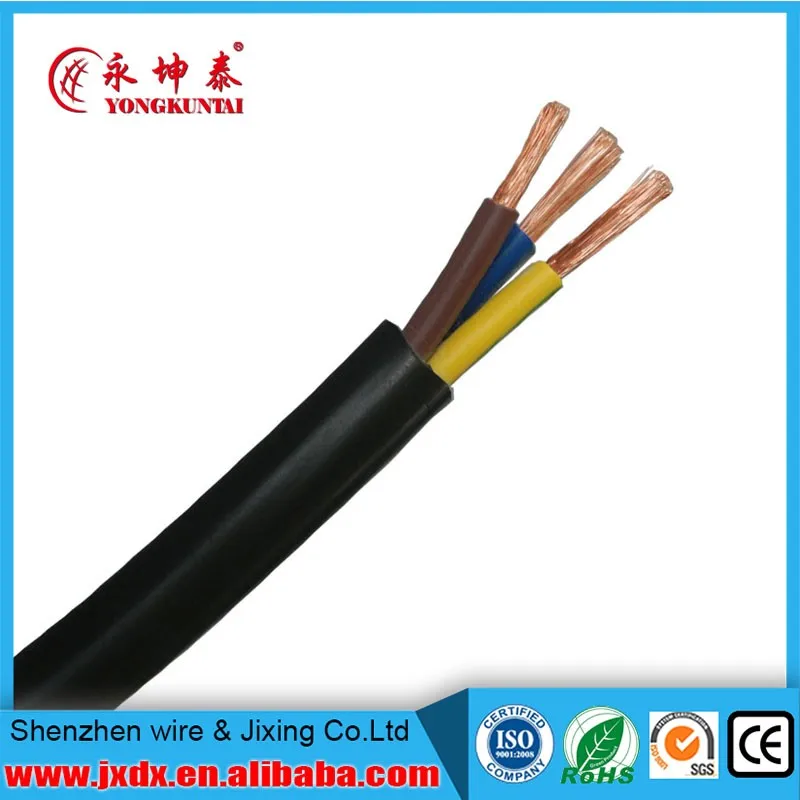 BS En 50525 Flexible Rvv 3185y Copper Conductor PVC Sheath House Building Equipment Power Cable Wire