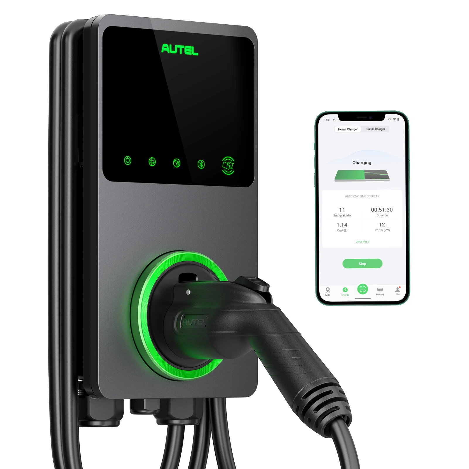 wholesale price ev charger 7 kwt single phase gb oem competitive price type 2 ev charger 7.4 kw