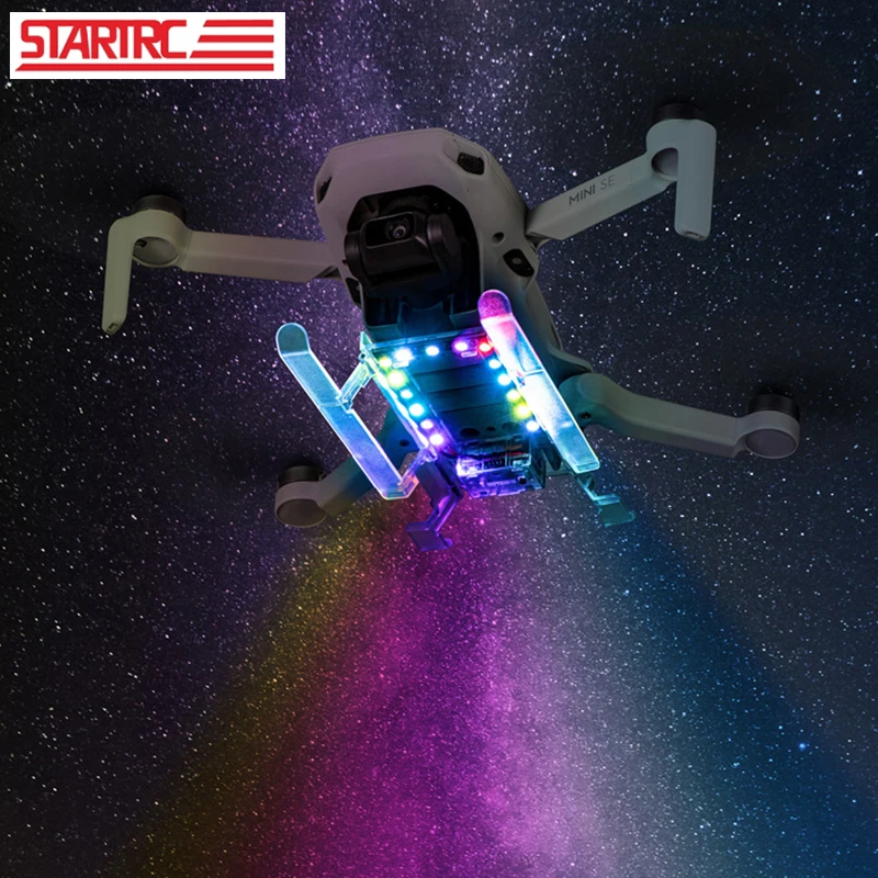 STARTRC Extended Foldable Colorful  LED Landing Gear Kit Night Flight Funny Drone Gift  for DJI Mavic Mini 2 Mini SE Accessory