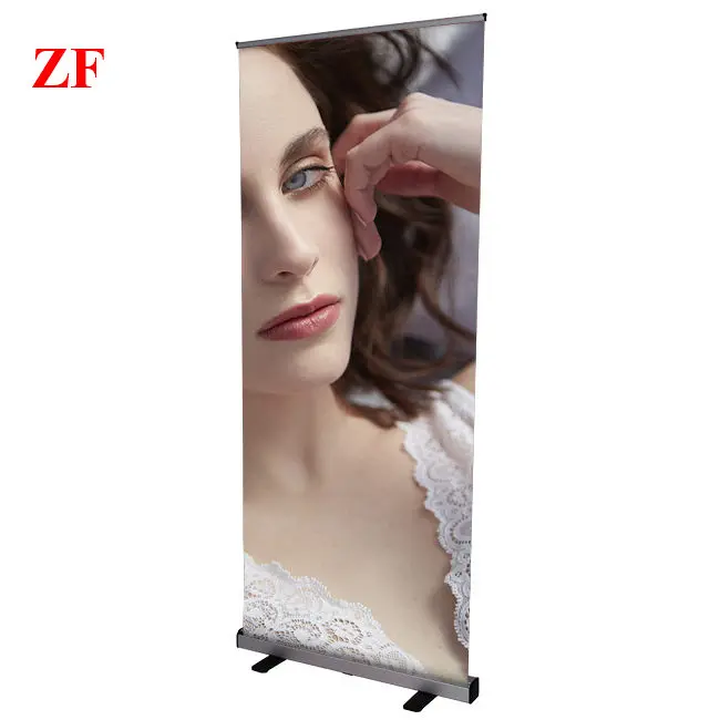 Chinese manufacture retractable roll up banner stand display aluminum for exhibition