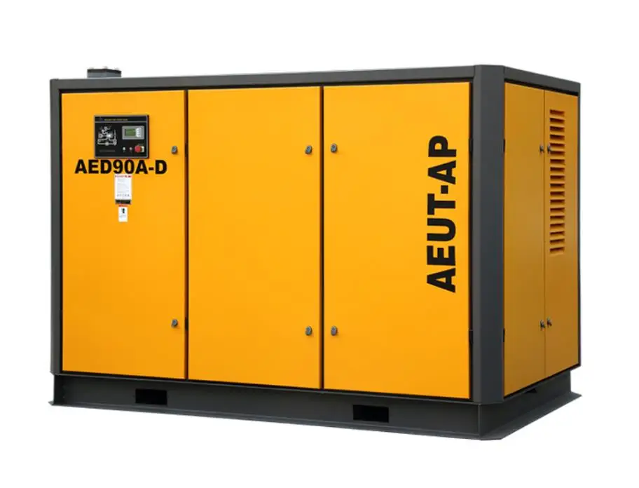 PLD-AED90W Silent Motor Air Compressor Part 90Kw Factory Screw Air Compressor