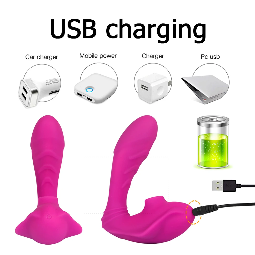 
Rechargeable Wearable 10 Modes G Spot Women Vagina Vibrator Clitoral Sucking Adult Sex Toys 