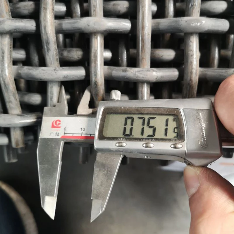 (20 years factory)American 1-12.7mm High Carbon Steel Wire Woven Wire Mesh Cloth for Vibrating Screen