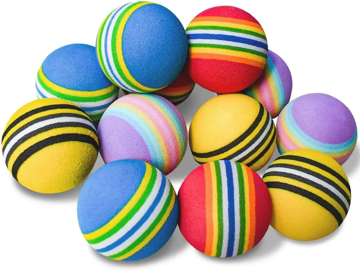 Soft Foam Balls Lightweight Mini Play Balls for Safe Indoor Toys Fun Vibrant Assorted Colors Balls Birthday Party Boys and Girls