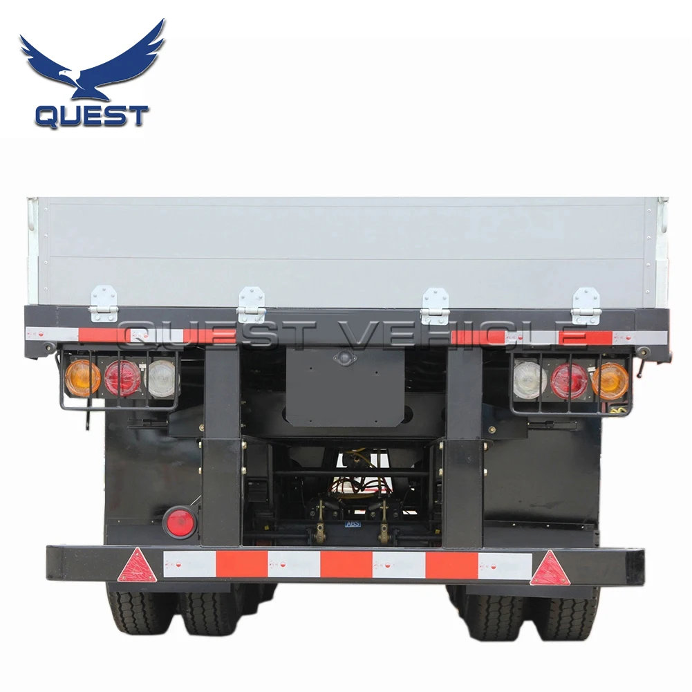 40ft 45ft Aluminum ally Side Wall Semi Trailer flatbed curtain side panel Cargo Trailer for sale