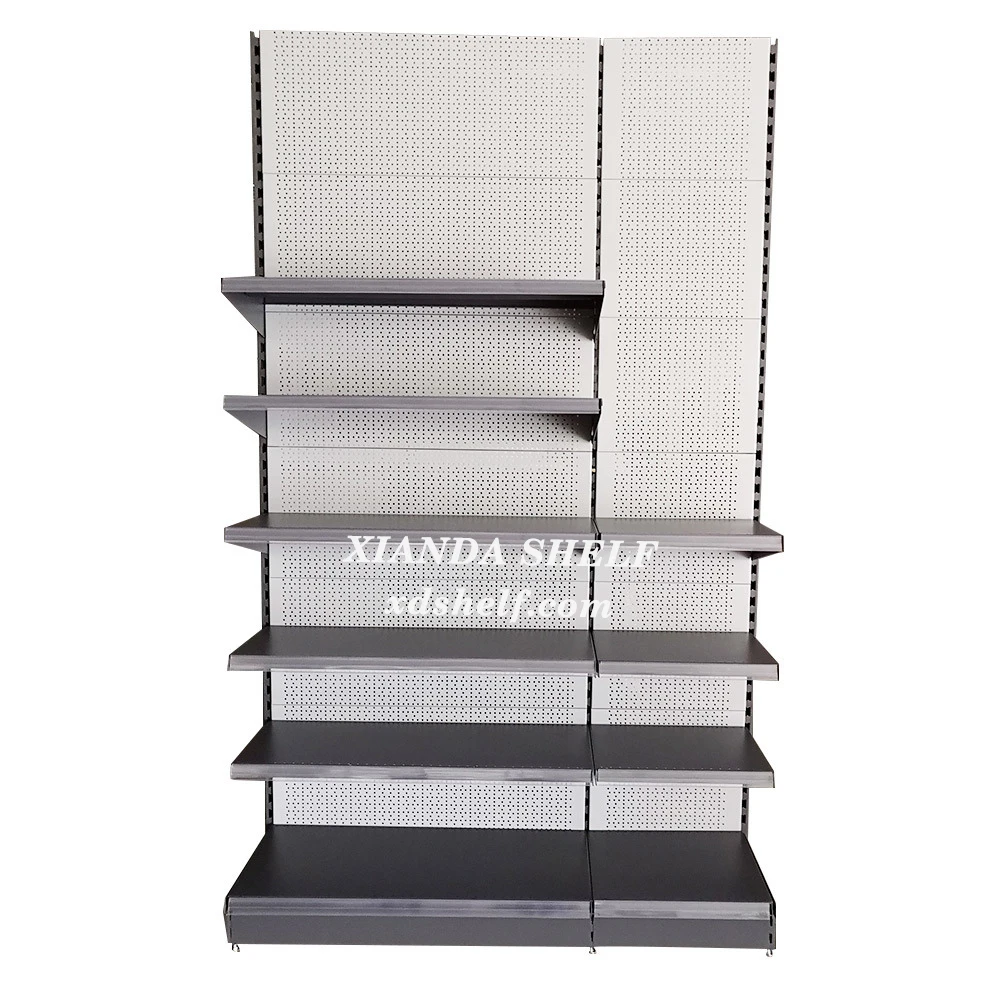 Building materials shop gondola perforated board display for tools