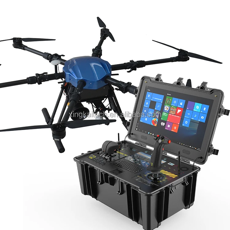 Long Distance Drone Remote Control System Multi-functional UAV Drone Portable Ground Control Station UAV Ground Station
