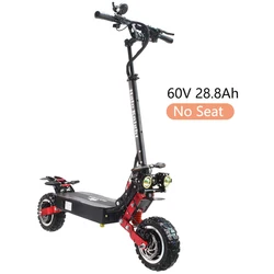 Electric Scooter Electric Motorcycles Double Drive Adjustable Height Front And Rear Signal LED E scooters For Adults 2021