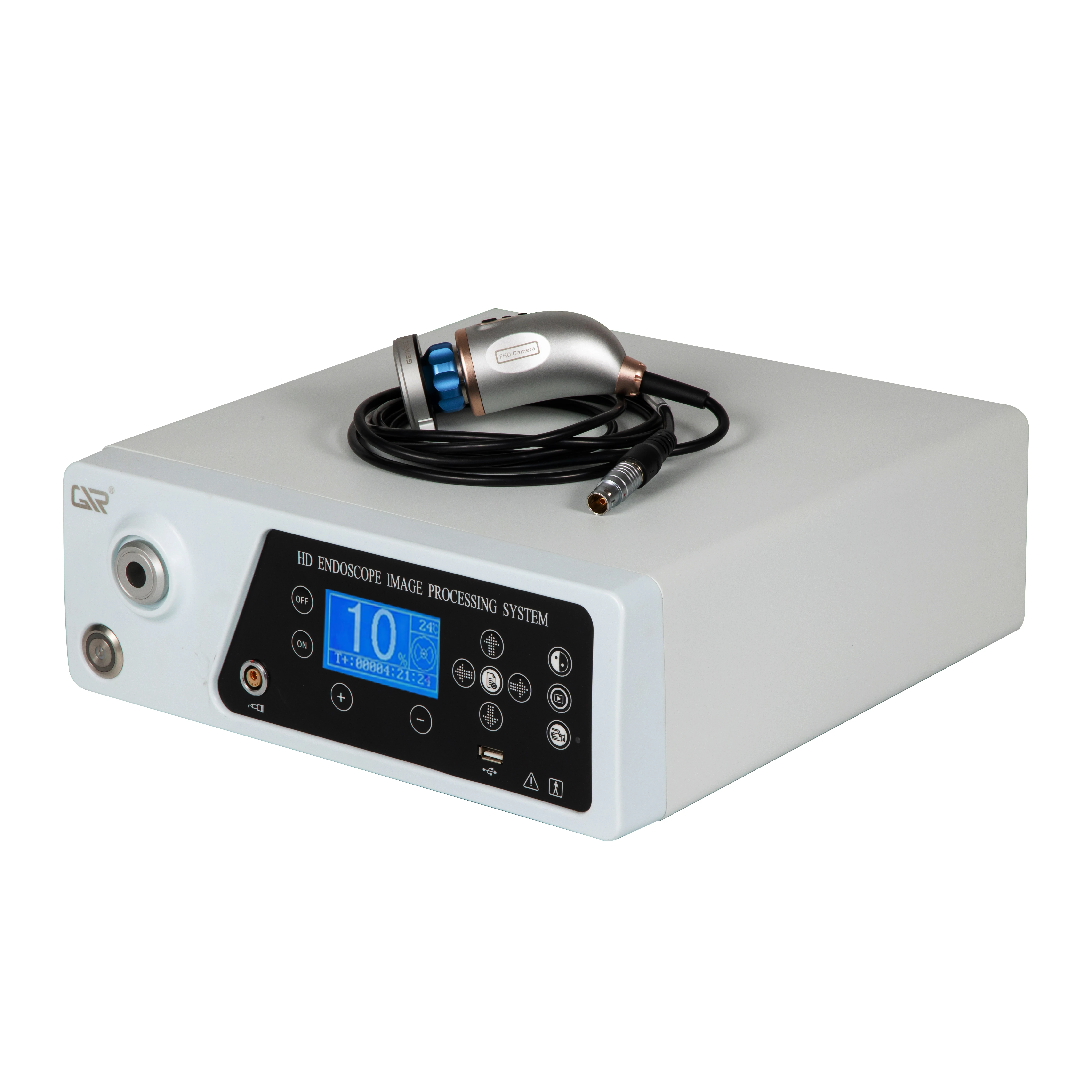 Whosale hd medical endoscope camera with cold light source for ent