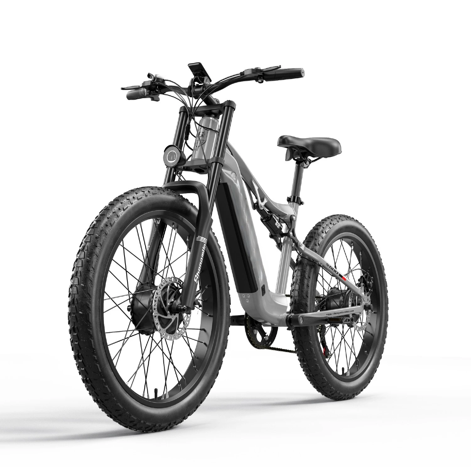 US EU Electric Bike Fat Tire with Suspension Fork 30mph Power by 2000W Motor 7-speed Drivetrain All Terrain eBike for Adults