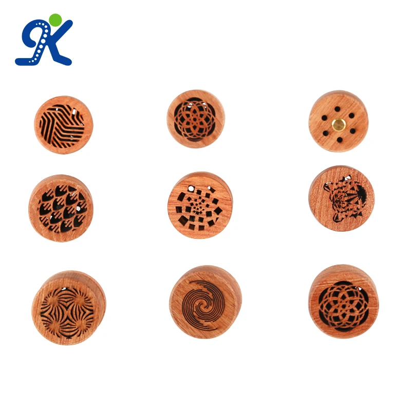 Natural Wood Diffuser Fragrance Diffuser Vent Clip Car Freshener For Essential Oil