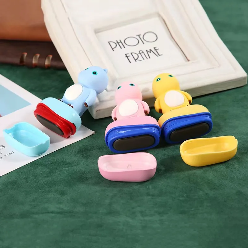 New cartoon private stamp name teacher flash stamp for paper 10*30mm