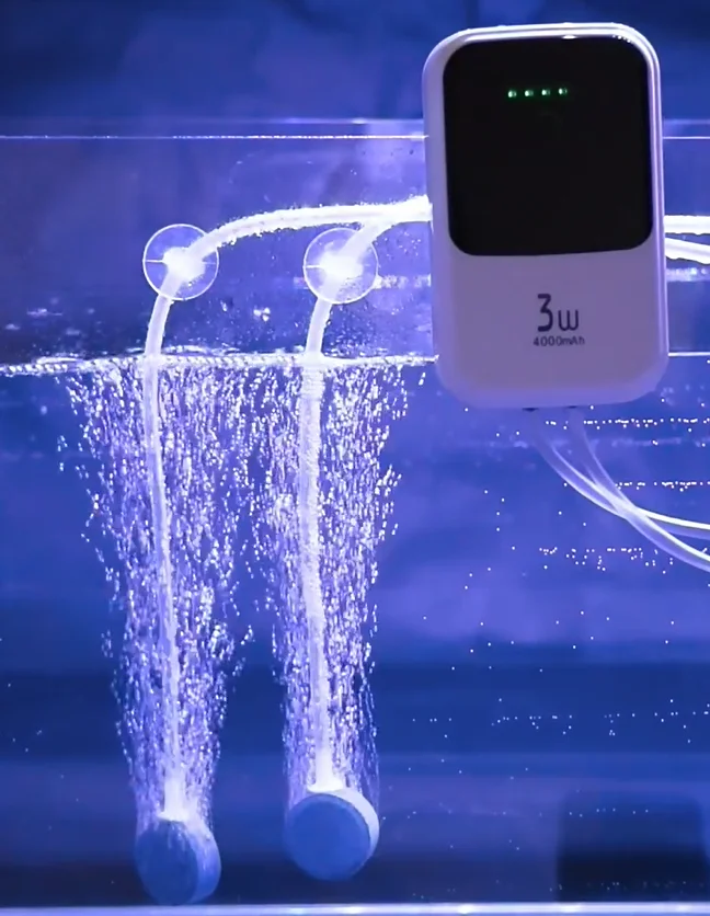 YE-1000 YE-2000 Portable Digital Fishing Battery Oxygen Pump Big Oxygen Air Pump For Aquarium Water Fish Tank