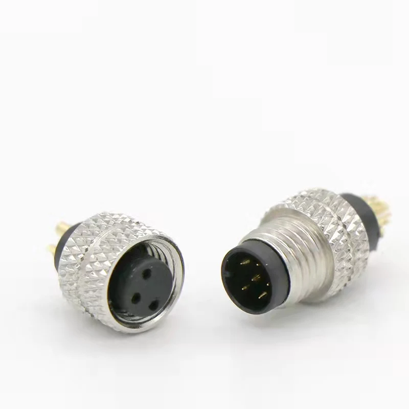 Cable electric filed free plug compatible waterproof 3P/4P/5P/8PIN M8 6pin connector