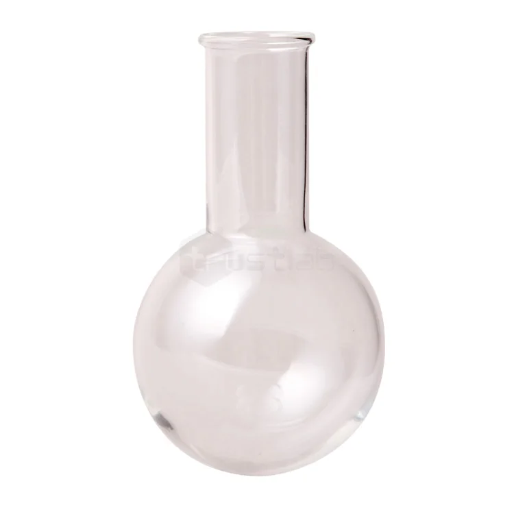 Factory Laboratory 2l 2 neck 24/40 boiling flask round bottom 5000ml 2000ml 500ml chemistry glass boiling flask for rotoevaporator