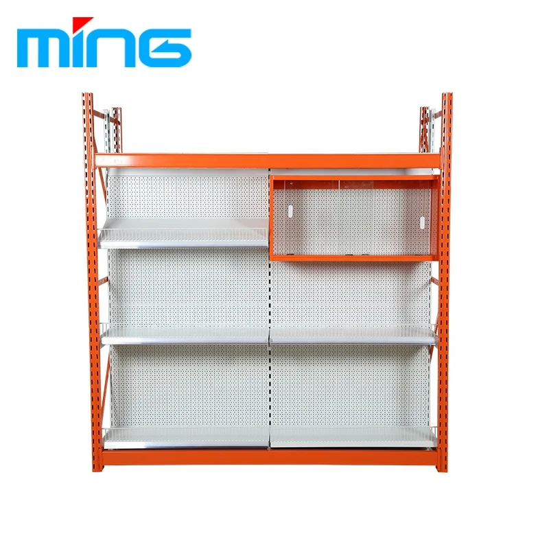 Heavy Duty Combined Integrated Metal Gondola Shelving Rack