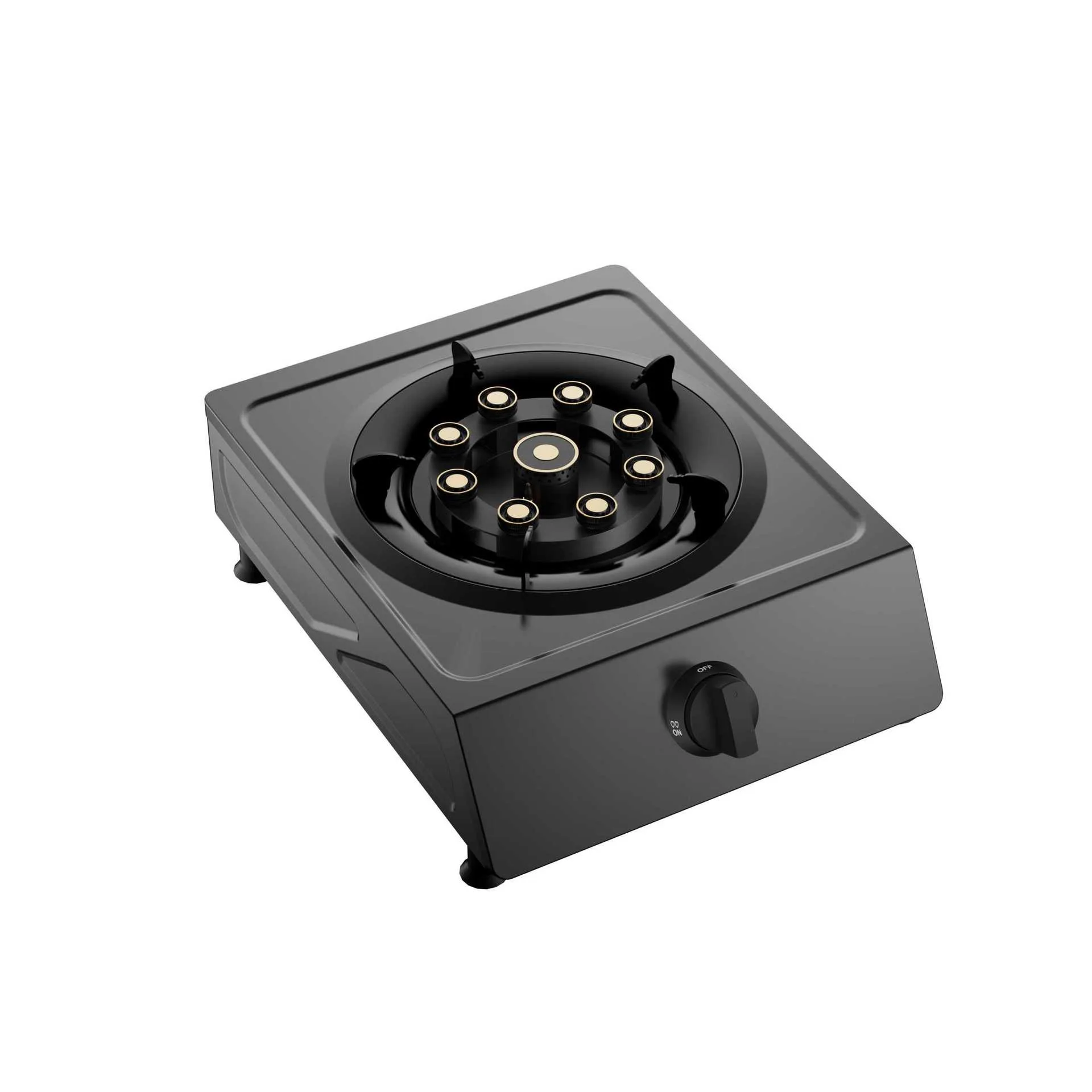 Hot Selling Portable Kitchen Stove Cheap Table Top Stainless Steel LPG/NG Gas Burner Electric Power Ceramic Glass Household Use