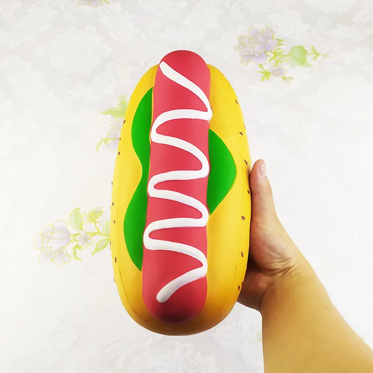 Custom Slow Rising Squeeze Squishy Decompression Giant Hamburger PU Toys