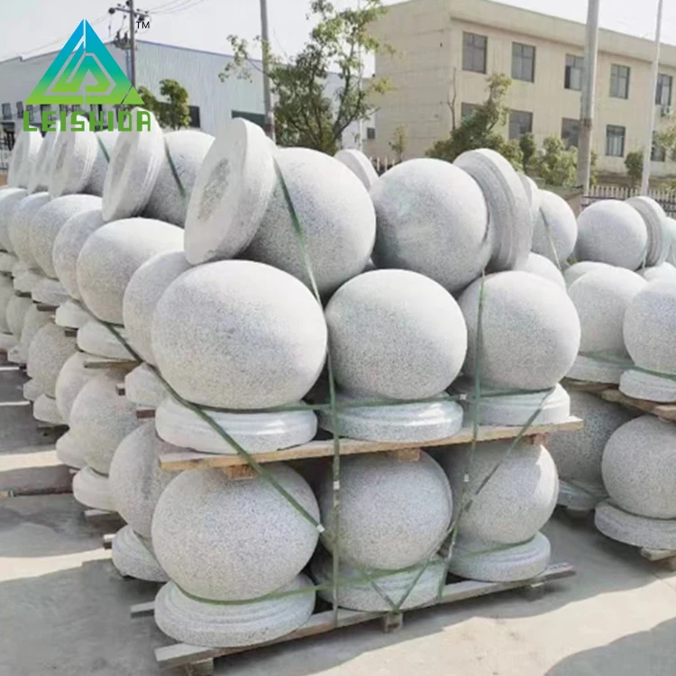 Outdoor Granite Table and Chair Set Nature Stone Garden Furniture Waterproof