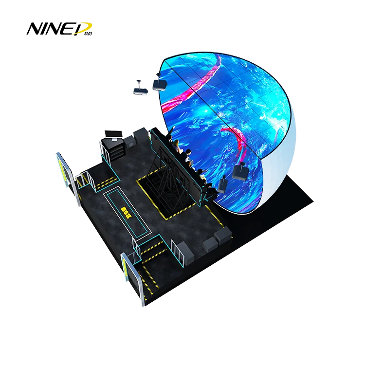 NINED Новый невооруженным глазом 7D Летающий кинотеатр Крытый Развлечений торговый центр заработать деньги проект театр