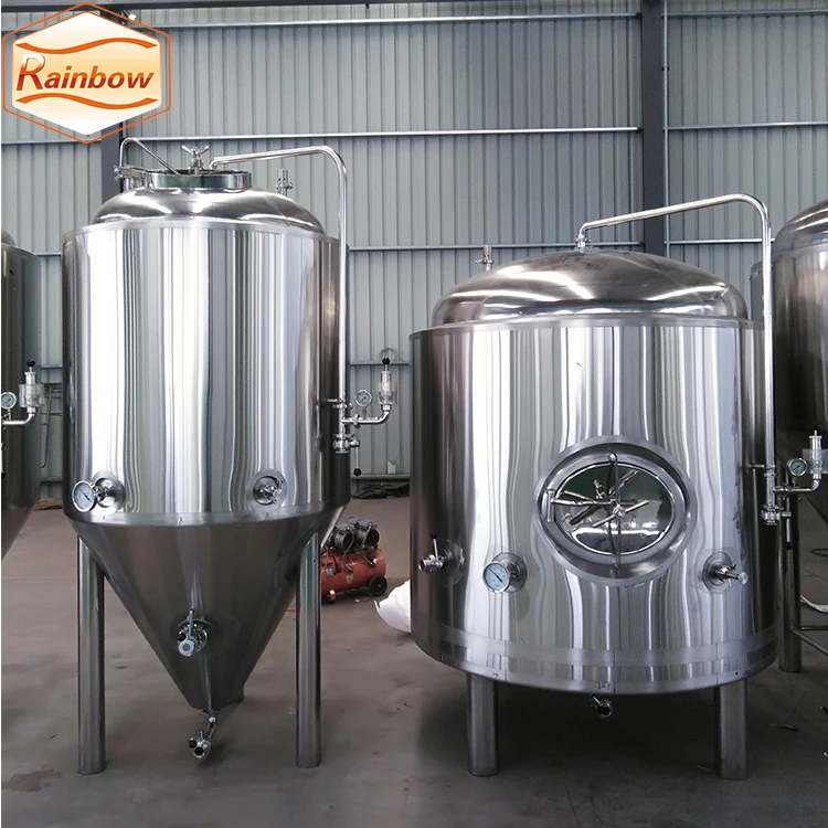 stainless steel sanitary beer beverage equipment 5bbl conical fermentation bucket cooling jacket unitanks