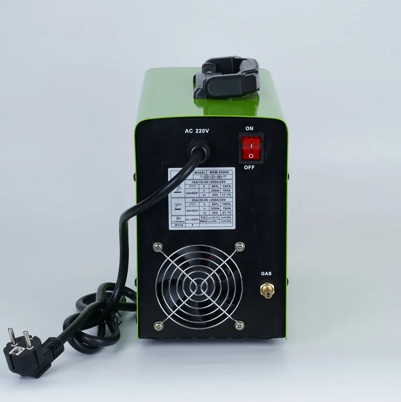 OEM factory direct plug with 1.8M power cable 2 in 1 welding machine AC/DC 250 A current tig welder