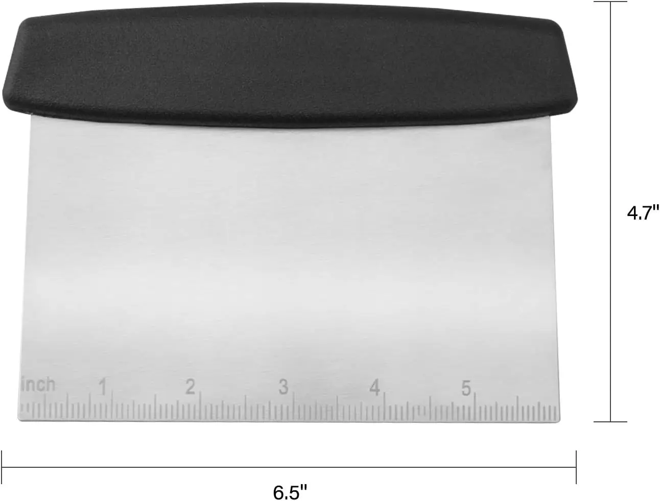 stainless steel flour scraper spatula pastry pizza cutter cheese slicer Baker