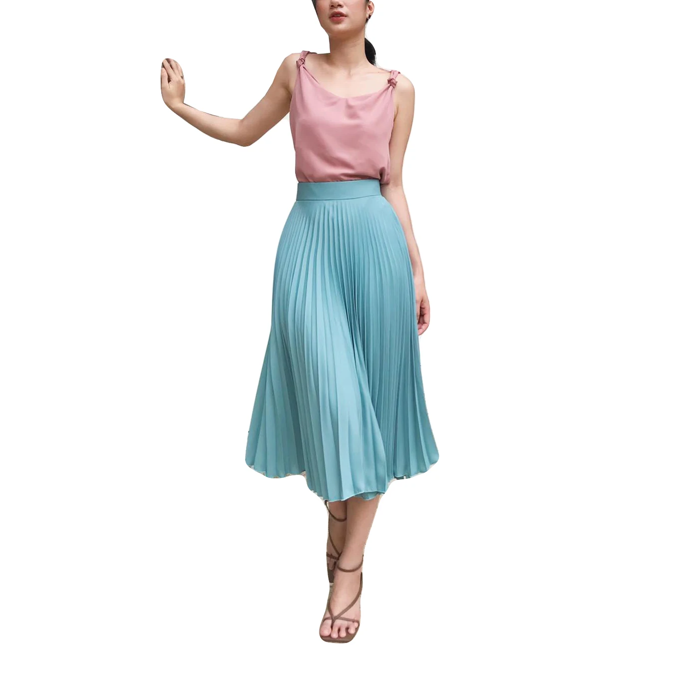 OEM/ODM Вьетнам одежда новое поступление женские юбки плиссированные Рубашки размер на заказ, логотип для леди