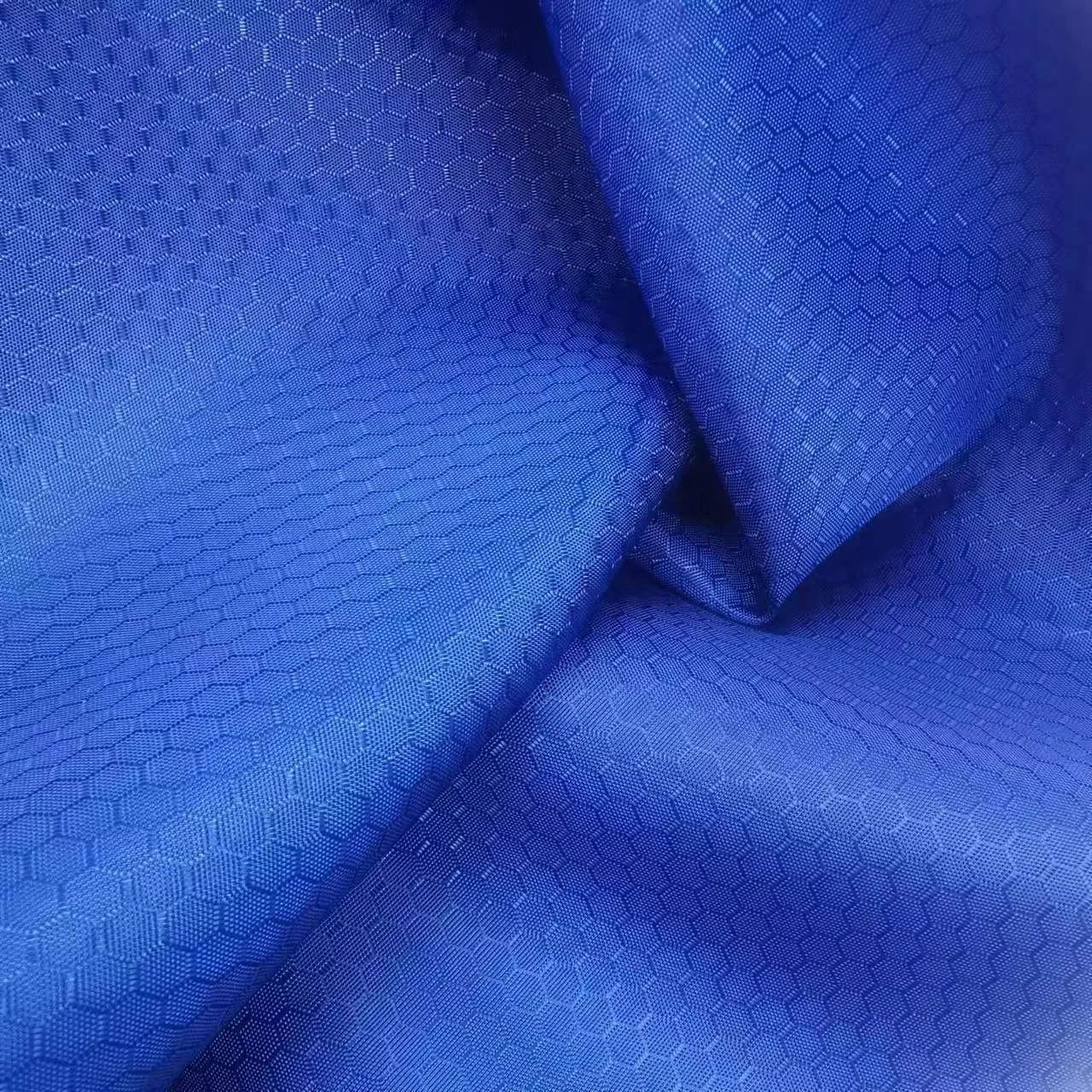 100% nylon waterproof football diamond lattice jacquard 420D nylon fabric