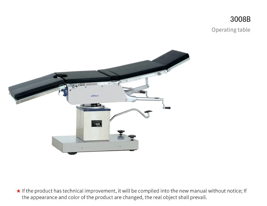 Electric operation table hydraulic patient examination table medical medical instruments surgical for ent examination bed