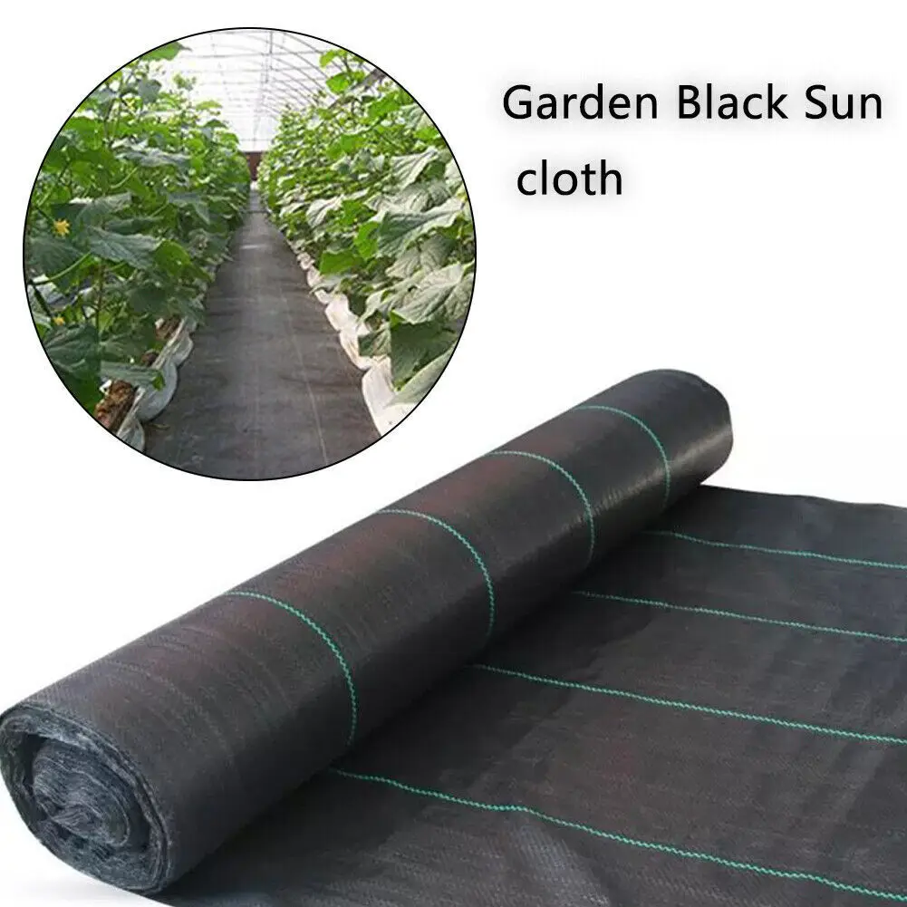 Eco-Friendly standard Black Mulch Anti-Grass fabric Garden Weed Control Mat weed barrier
