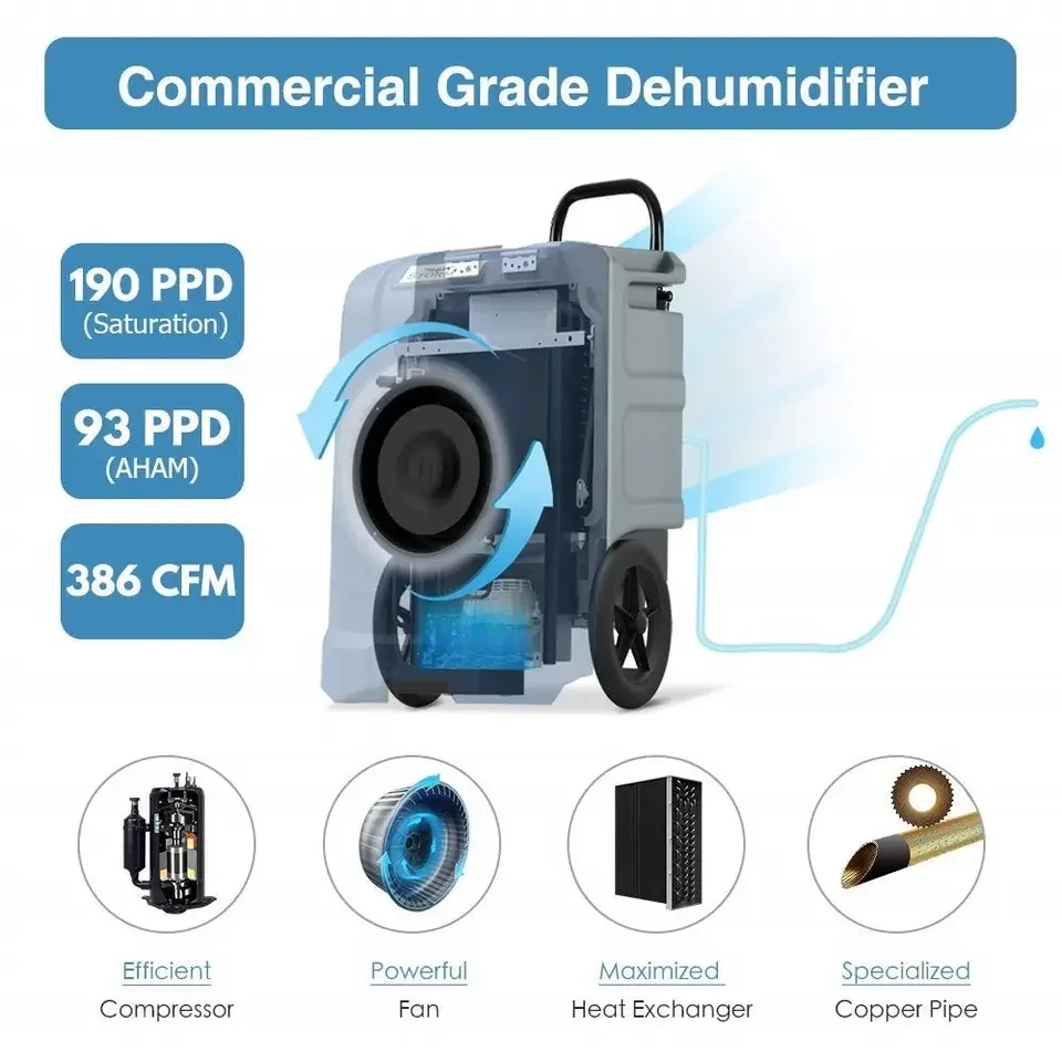 Warehouse Industrial Rotational Molding Refrigerative Dehumidifier