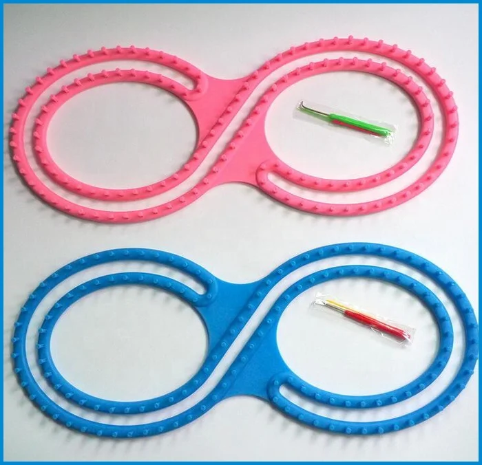 High quality ABS 8 shape super Afghan knitting loom