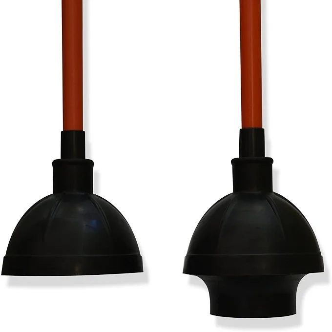 Toilet Plunger for Bathroom Use on Heavy Duty Clogs in Toilet Bowls and Sinks in Homes Commercial and Industrial Buildings