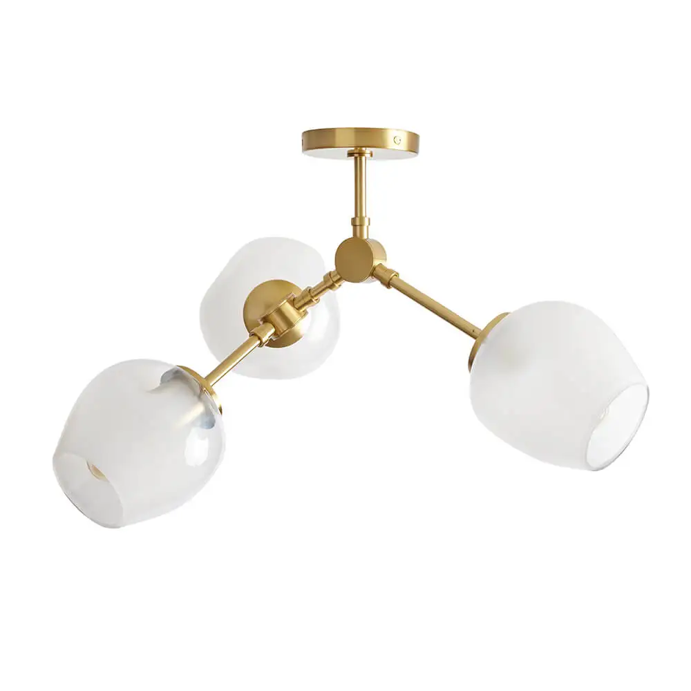 French retro living room chandelier creative magic bean restaurant lamp nordic bedroom pendant lamp